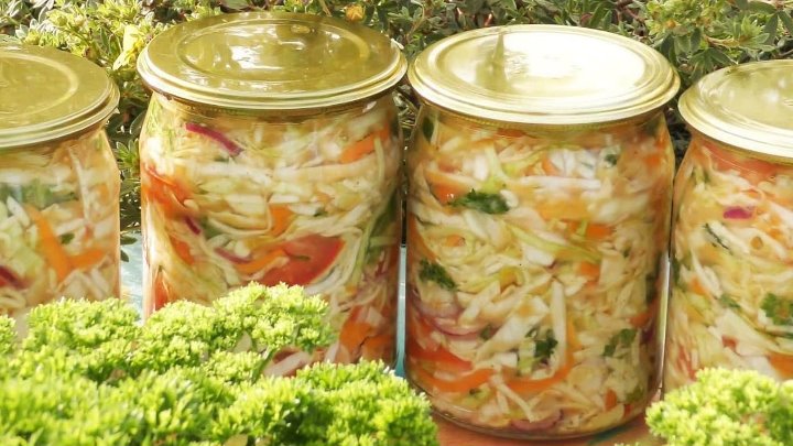 Капуста на зиму салаты фото Капуста на зиму салаты фото