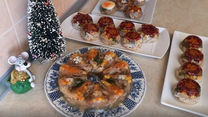 Подача холодца на праздничный стол фото Подача холодца на праздничный стол фото