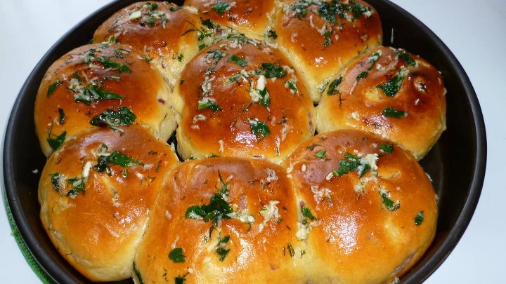 Пампушки с чесноком фото Пампушки с чесноком фото