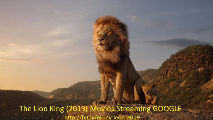 the lion king 2019 free streaming hd