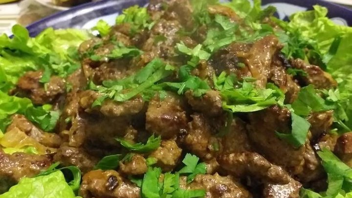 Печень в казане рецепты с фото Печень в казане рецепты с фото