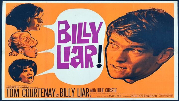 Билли-лжец (1963) Постер. «Билли–лжец» (Джон Шлезингер, 1963). Билли лжец. Liar liar john