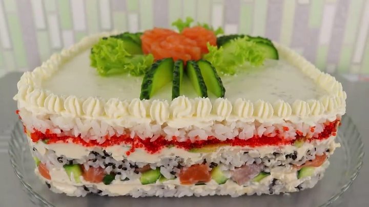 Салат суши с фото пошагово Салат суши с фото пошагово