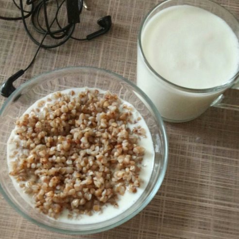 Кефир с гречкой фото Кефир с гречкой фото