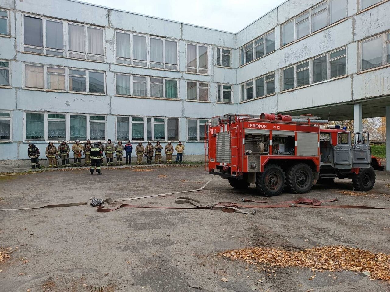 В школе №3 города Петровска прошли противопожарные учения