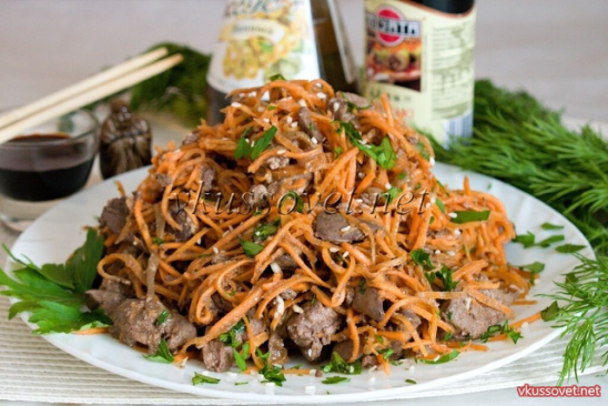 Печень по корейски рецепты с фото Печень по корейски рецепты с фото