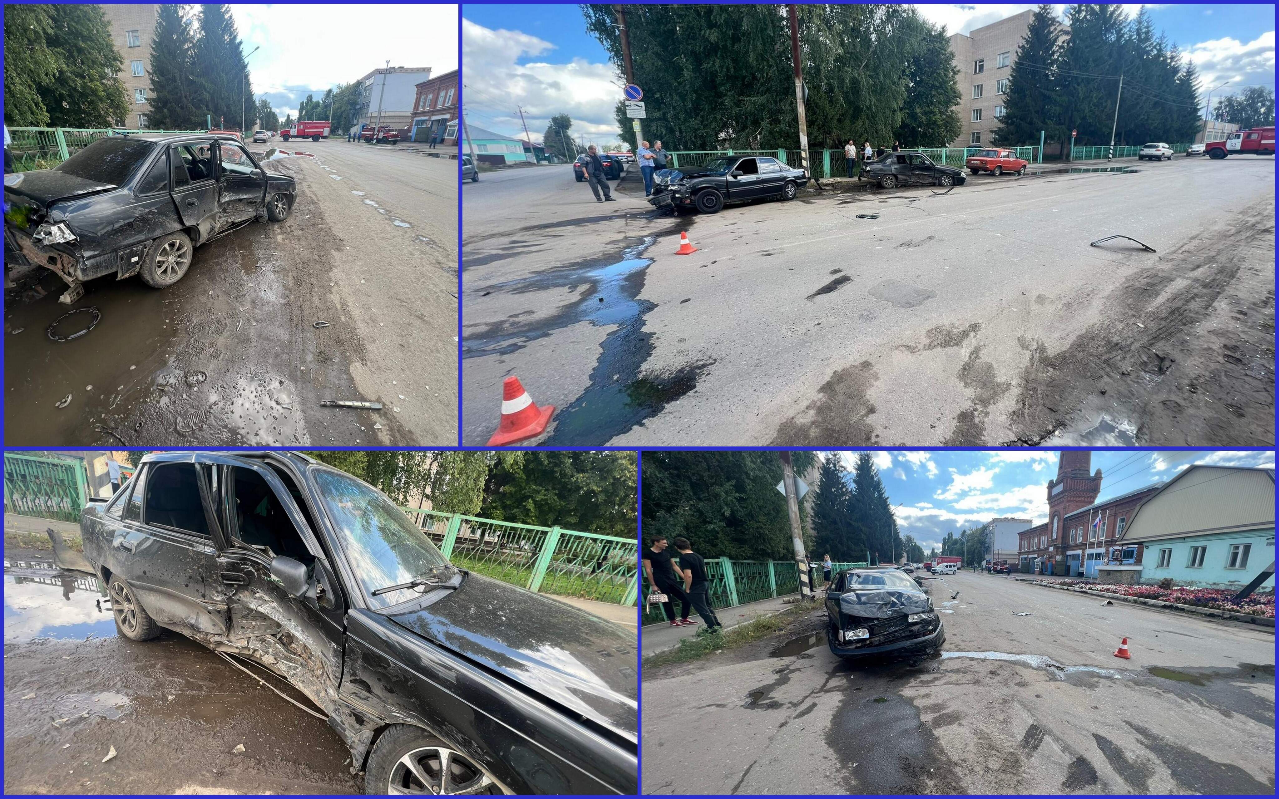 В автомобильной аварии в центре Петровска пострадали четыре человека
