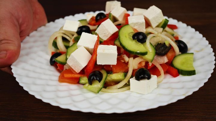 Греческий салат пошагово с фото Греческий салат пошагово с фото