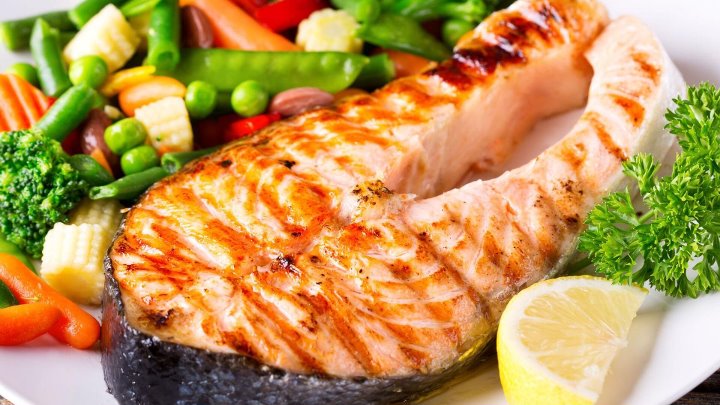 Лосось с овощами фото Лосось с овощами фото