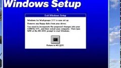 Setup windows 3.11