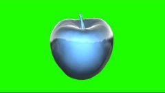 shinny light blur apple in green screen free stock footage