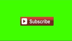 youtube subscribe teaser in green screen animated footage