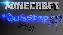Speed Art. Minecraft Dubstep Gun.