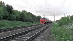 Электропоезд ЭД2Т-0033 перегон Голицыно - Петелино