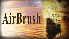 Airbrush.  Pirate Flagship.  Speed painting.   Dmitry Osokin