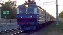 ЧС2к-675 с поездом №136 &quot;Москва – Барнаул&quot;