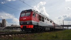ТЭП70БС-242 с поездом №118 Москва - СПб-Вит. (RZD) Купчино