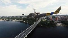 Боевые вертолеты над Днепропетровском