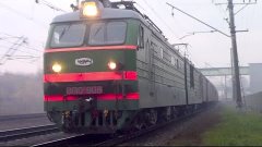 ВЛ10к-908 с грузовым поездом:)