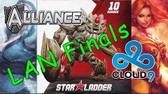 LAN Alliance vs C9 Game 1 StarLadder 10 ENG Loser&#39;s Round 3 ...