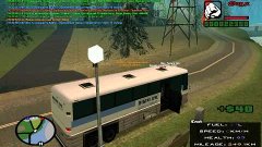 Gta samp . Работа на автобусе . Часть 3