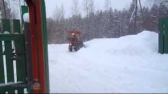 Трактора Мини самоделки для очистки снега
