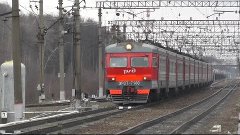 Электропоезд ЭР2Т-7160 станция Бекасово-1