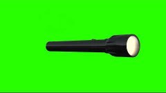 invisible hand with flashlight green screen free stock foota...