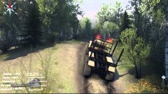 Soviet UAZ 456 off-road trucks in mud Spin tires Gameplay