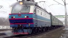 ЧС2К-554 с поездом №360 &quot;Москва – Худжанд&quot;