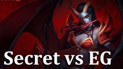 Arteezy Shadow Fiend Secret vs EG SumaiL Queen of Pain Asia ...