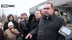 Плотницкий в освобожденном Чернухино: Украина не собирается ...