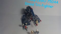 Обзор набора LEGO 75044 Droid Tri-fighter