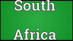 South Africa Meaning