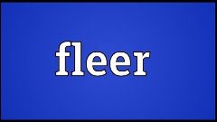 Fleer Meaning