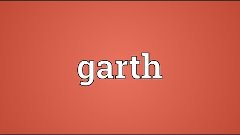 Garth Meaning