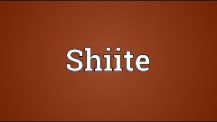 Shiite Meaning
