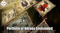 Dota 2 - Portfolio of Heroes Envisioned ( loading screen ) O...