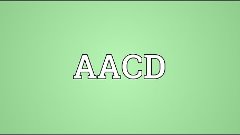 AACD Meaning