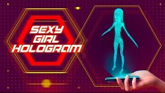 Sexy Girl Augmented Reality Hologram