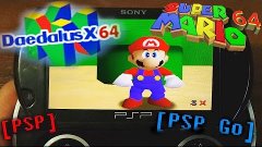 Mario 64 DaedalusX64 N64 Emulator on PSP Go (TEST)