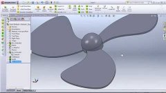 Вентилятор турбины моделирования в SolidWorks.SolidWorks Pro...