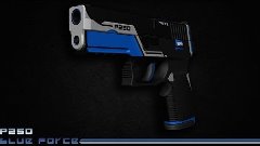 P250 Blue Forge For css by Darann