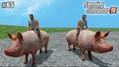 Farming Simulator 15 моды: ГОНКИ НА СВИНЬЯХ (PIGGINATOR) (65...