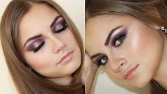 Trucco da sera prugna, viola, oro | Purple Smoky Eyes | Dian...