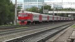 Электропоезд ЭД2Т-0046 перегон Люблино-Южное - Царицыно