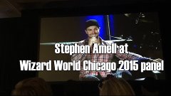 Stephen Amell at Wizard World Chicago 2015 panel