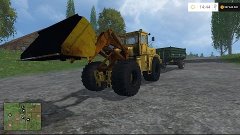 Farming Simulator 2015. Мод: Кировец К-701 АП Погрузчик. (Сс...