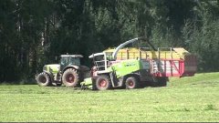 CLAAS JAGUAR 850,ATLES 946 RZ,POTINGER JUMBO 800 ,заготовка ...