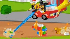 Fire trucks CARTOON LEGO® Juniors Create - Car Fire trucks